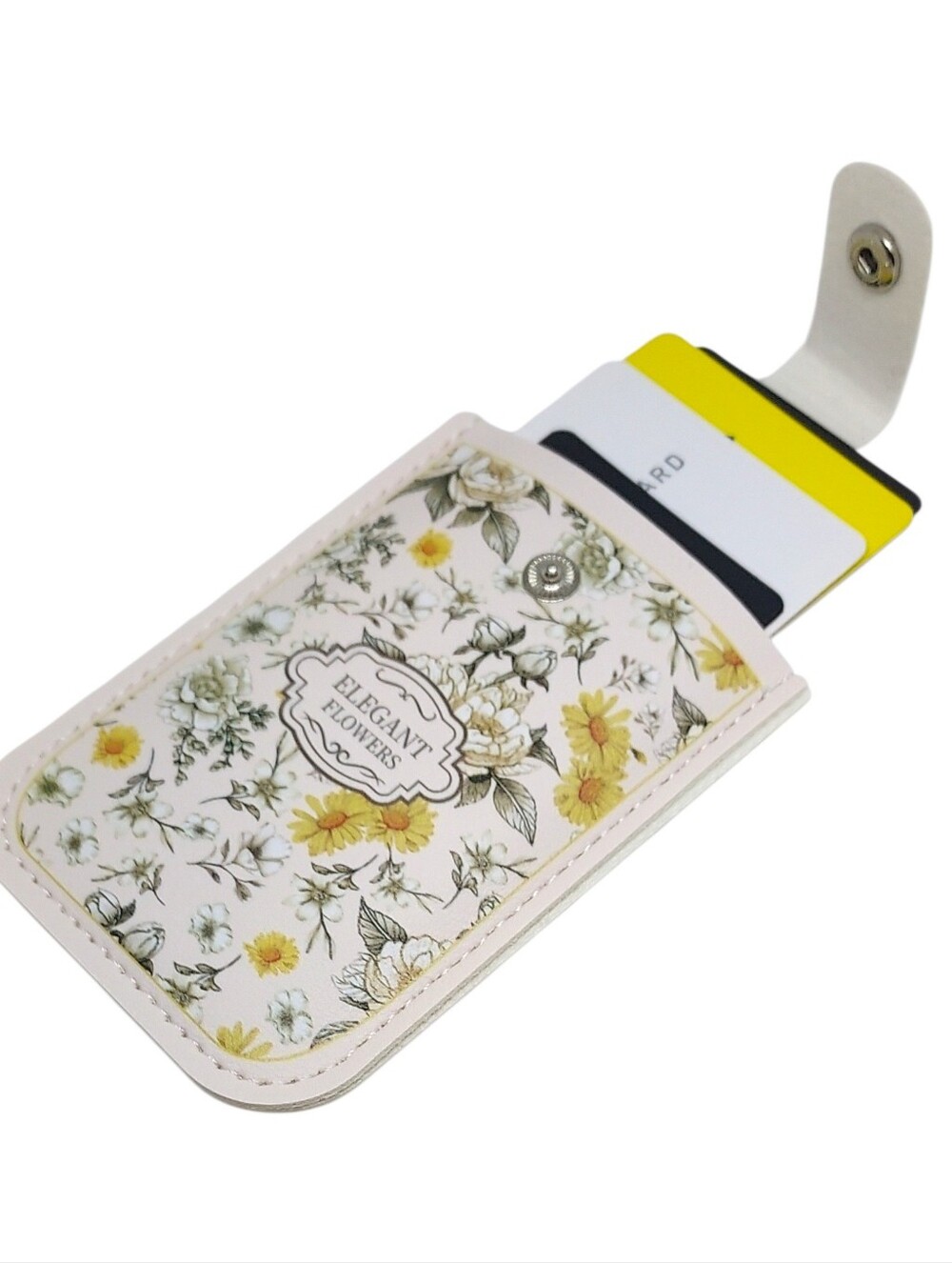 Pull Out Card Holder Wallet Vintage Bohemian Design RFID Blocking NWT